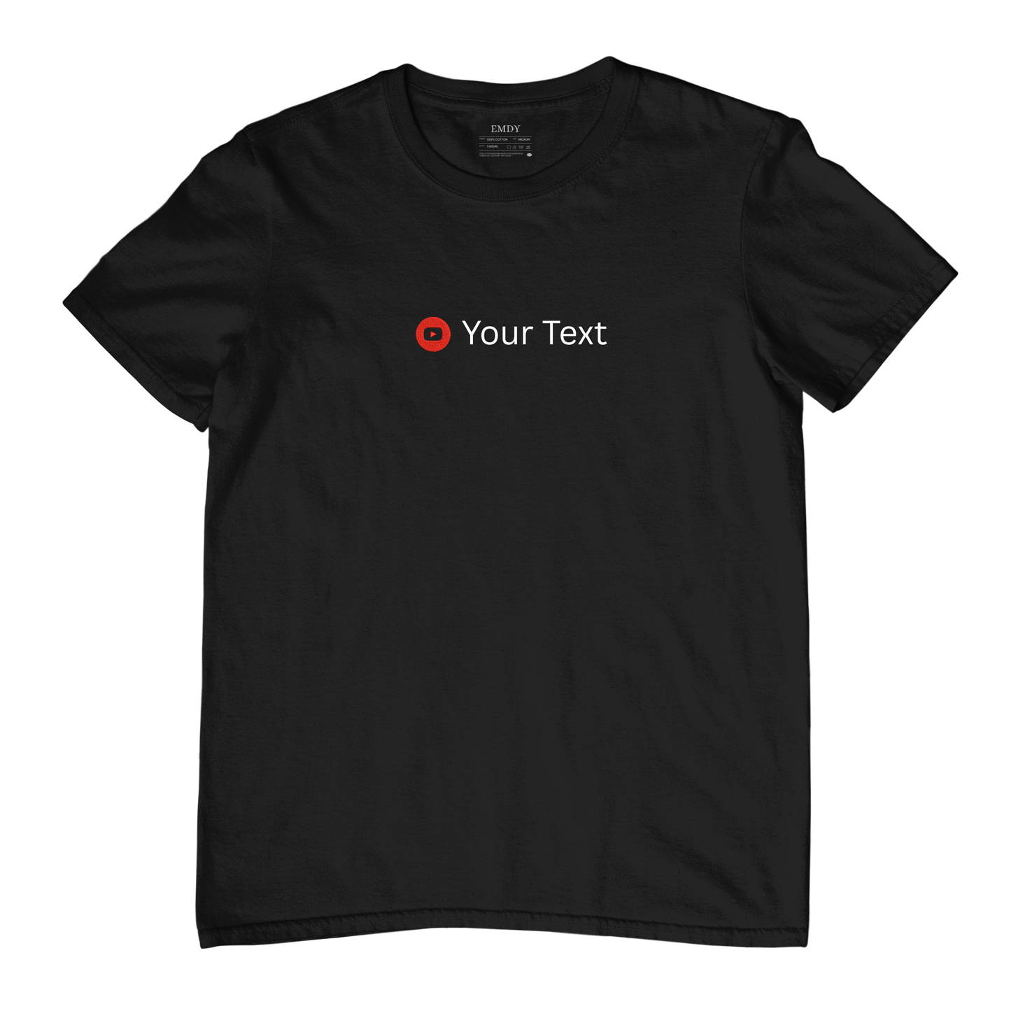 Custom Social Media Embroidred Tshirt