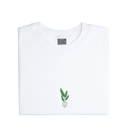 Plant Embroidred Unisex Tshirt