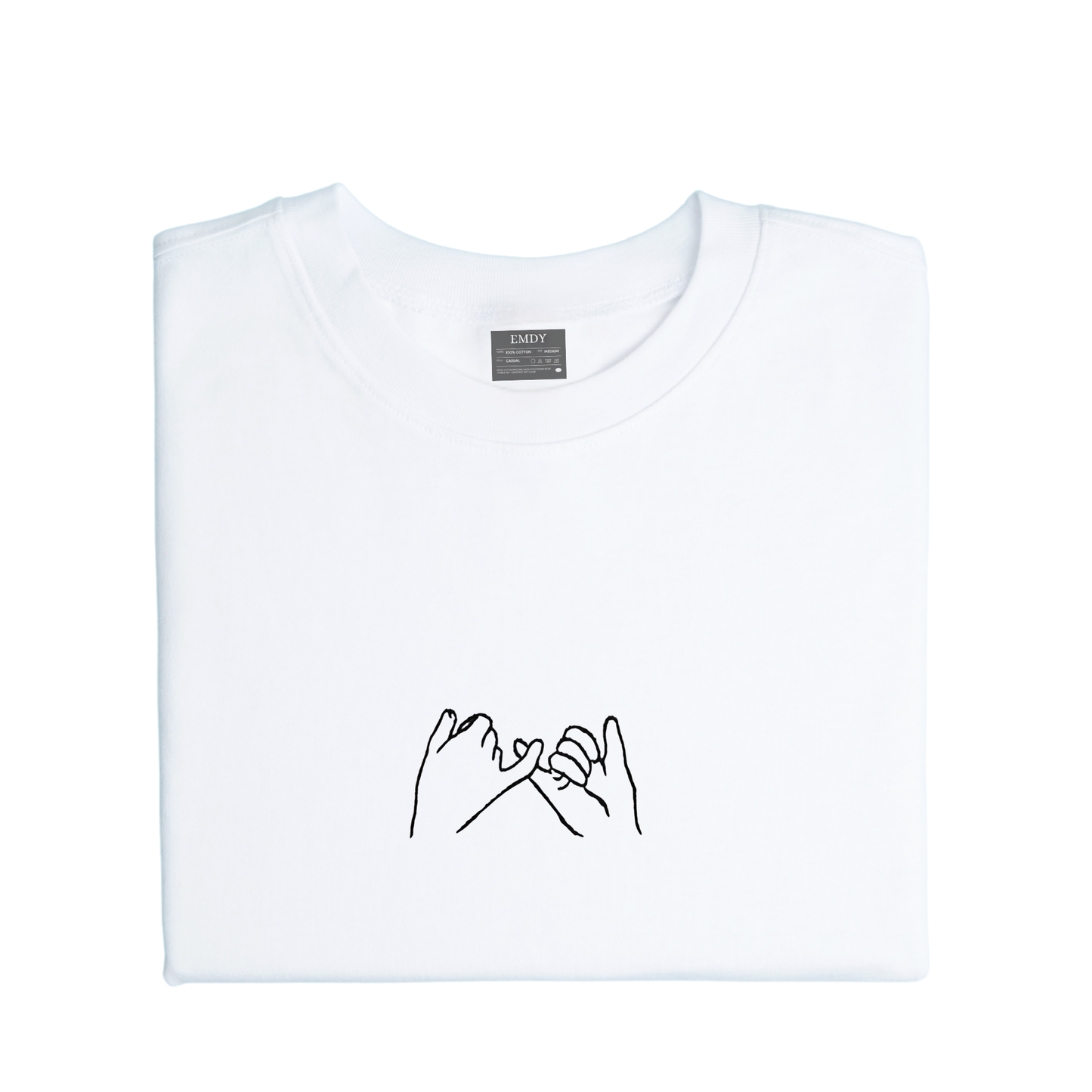 Hands Embroidred Unisex Tshirt