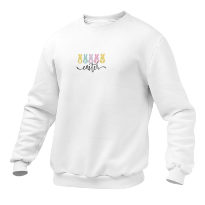 Happy Easter Embroidred Unisex Sweatshirt