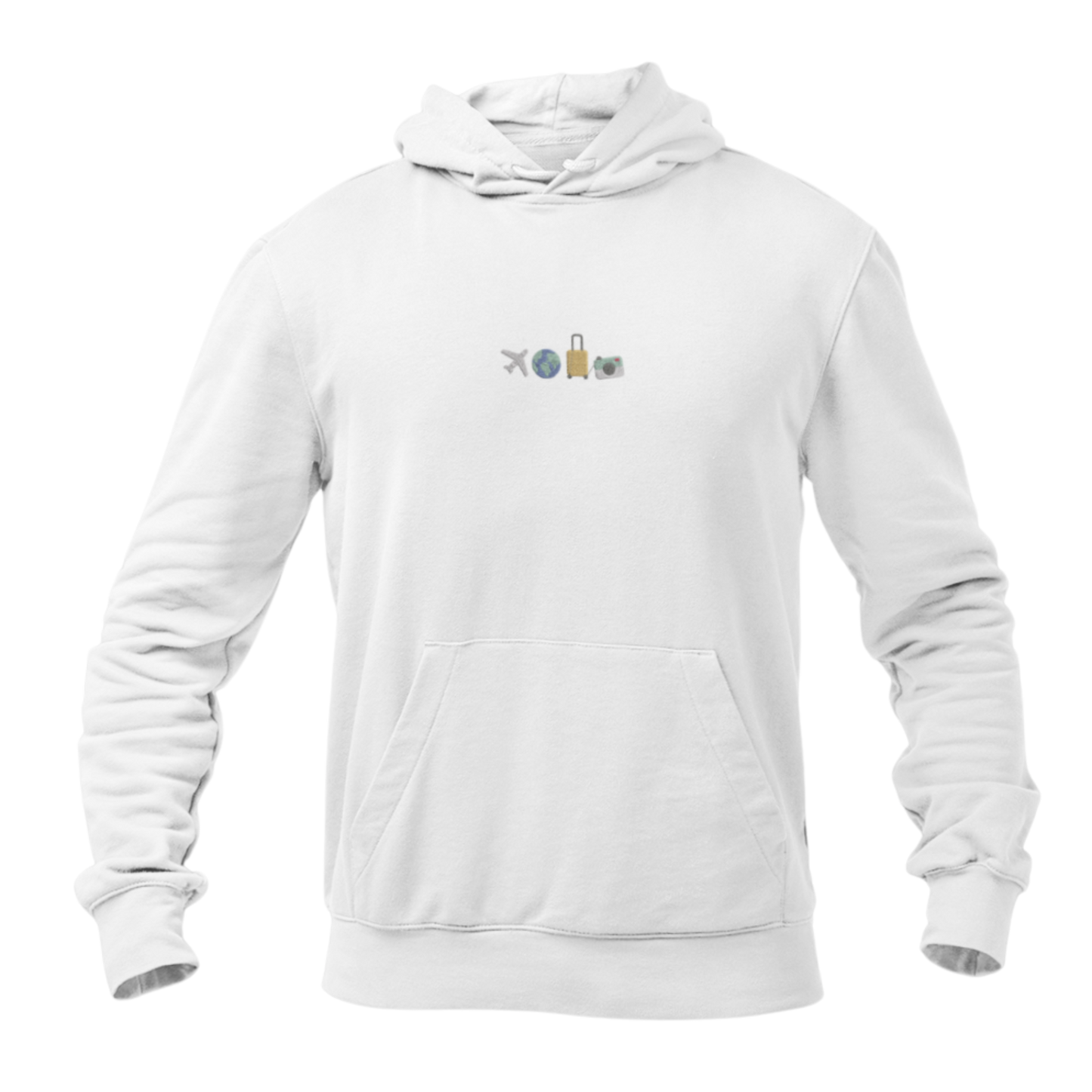 Travel Embroidred Unisex Hoodie