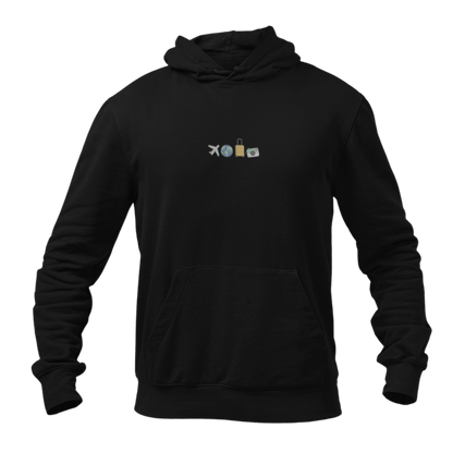Travel Embroidred Unisex Hoodie