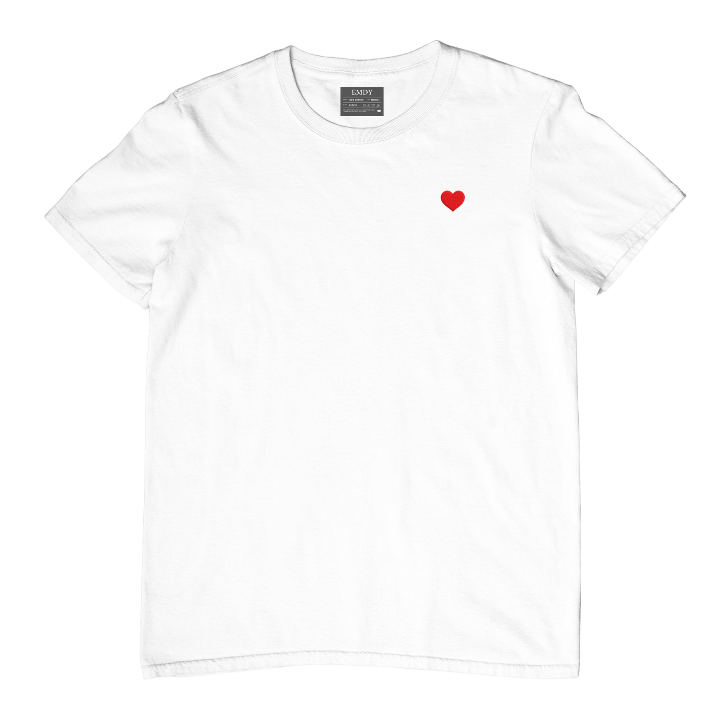 Mini Heart Embroidred Unisex Tshirt