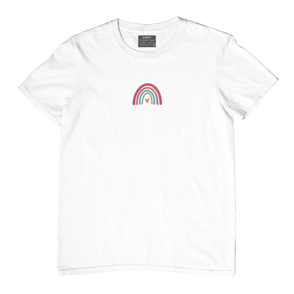 Rainbow Embroidred Unisex Tshirt