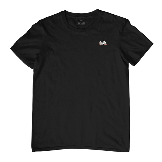 Mini Book Embroidred Unisex Tshirt
