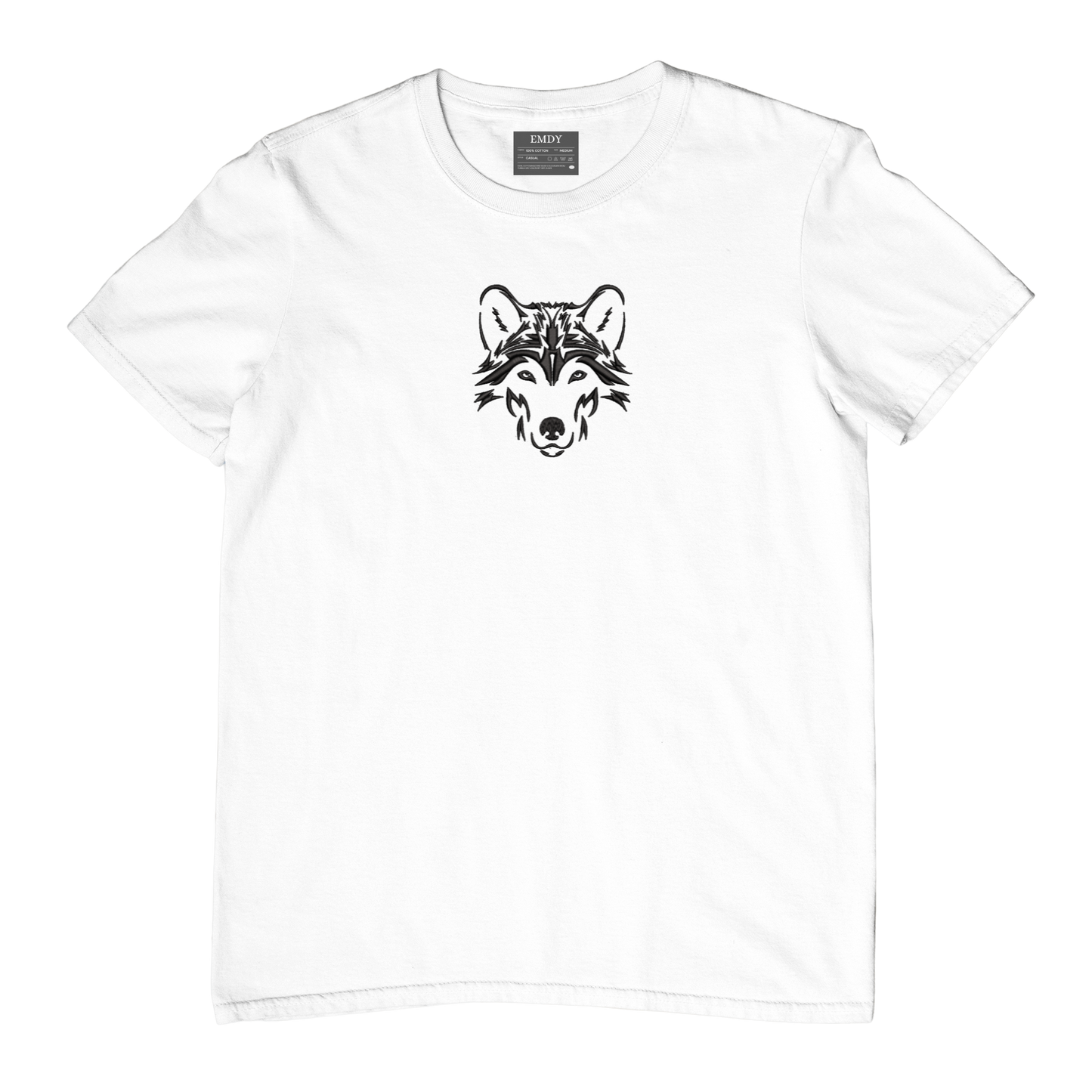 Wolf Embroidred Unisex Tshirt