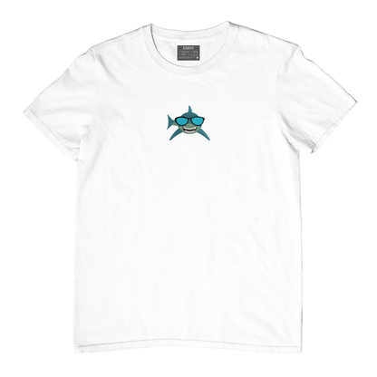 Shark Face Embroidred Unisex Tshirt
