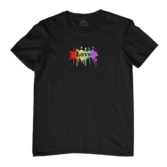Love Embroidred Unisex Tshirt