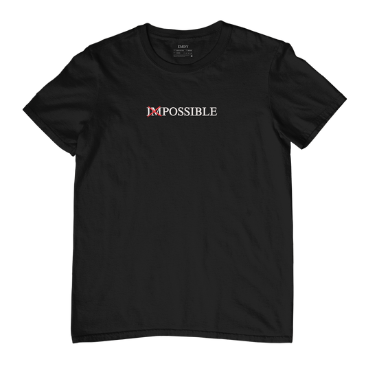 Im Possible Embroidred Unisex Tshirt