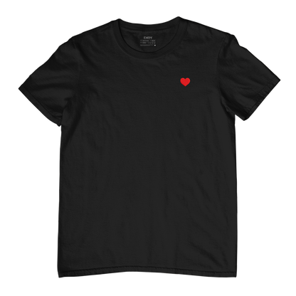 Mini Heart Embroidred Unisex Tshirt