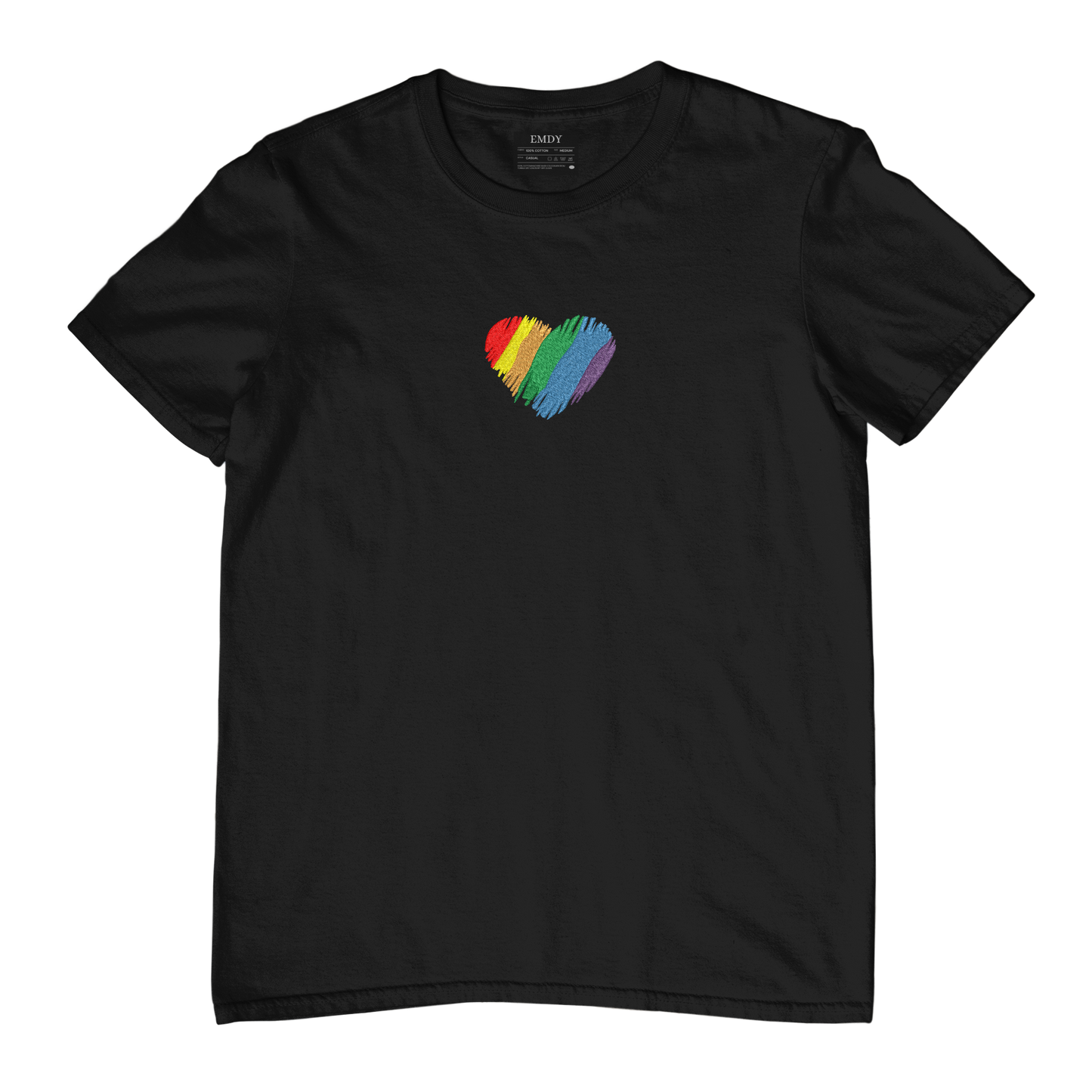 Heart Embroidred Unisex Tshirt