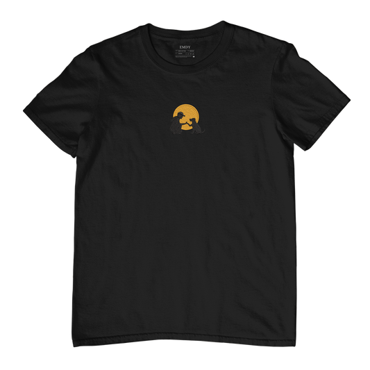 Dog Friends Embroidred Unisex Tshirt