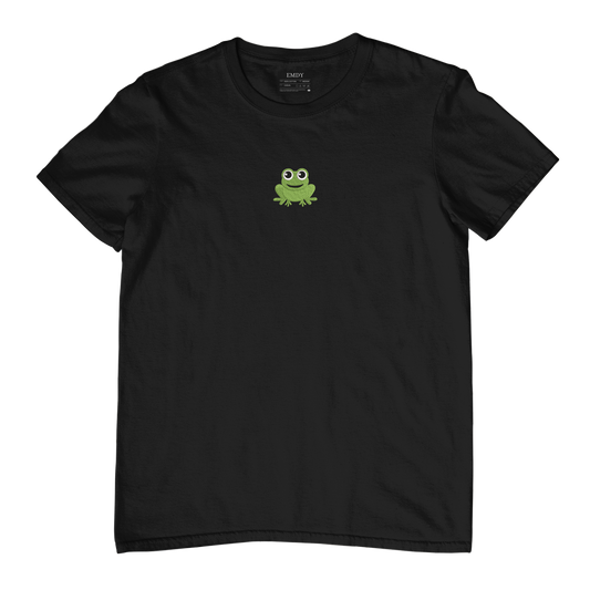 Frog Embroidred Unisex Tshirt