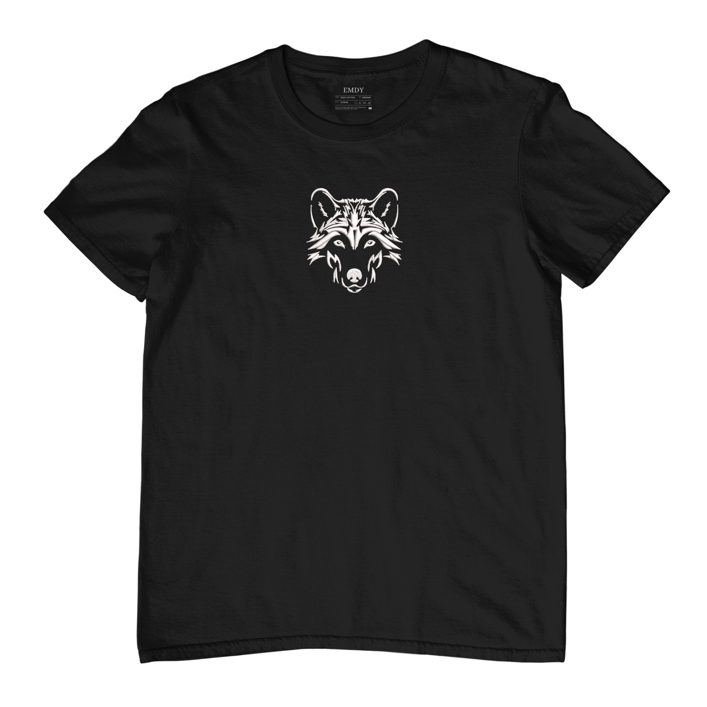 Wolf Embroidred Unisex Tshirt