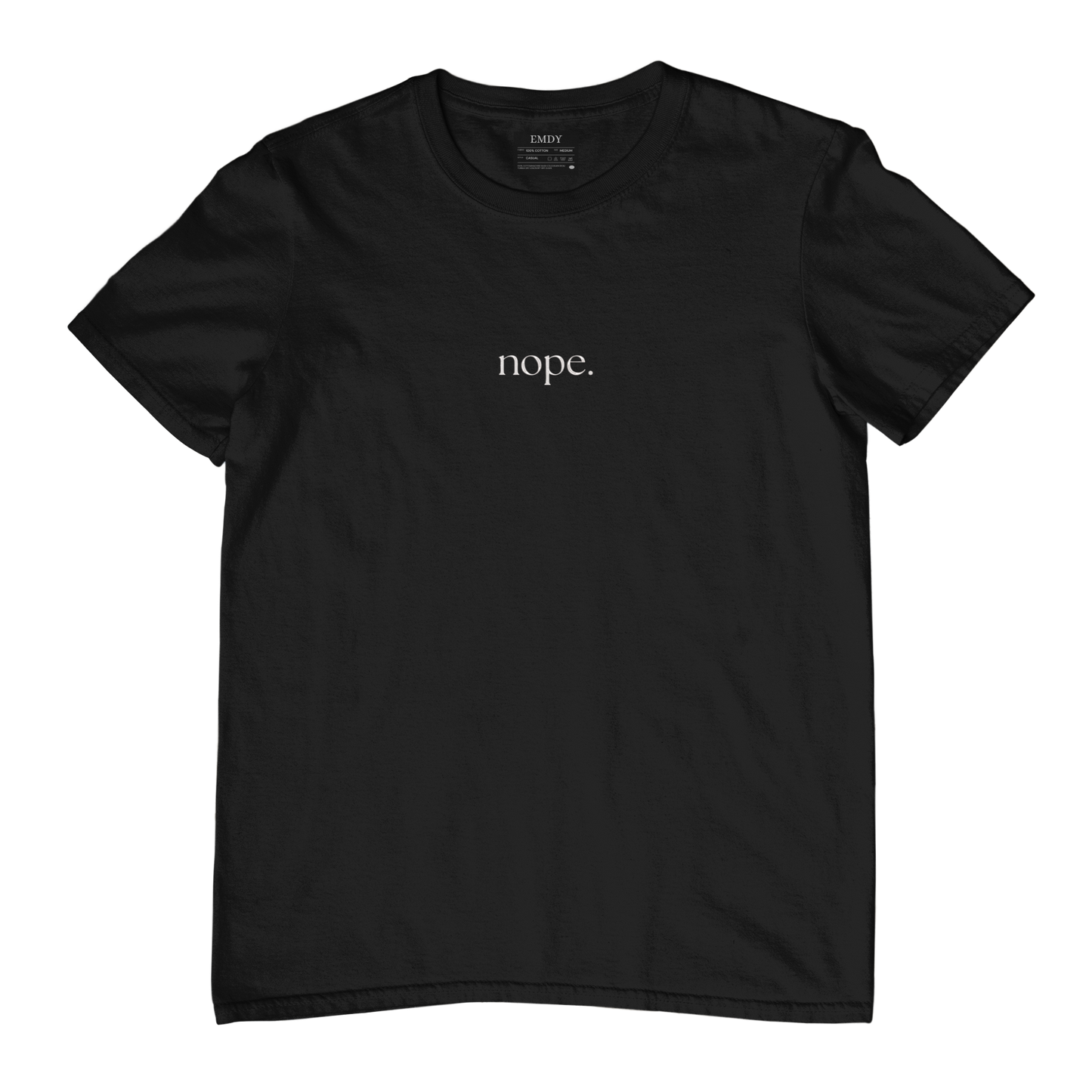Nope Embroidred Unisex Tshirt
