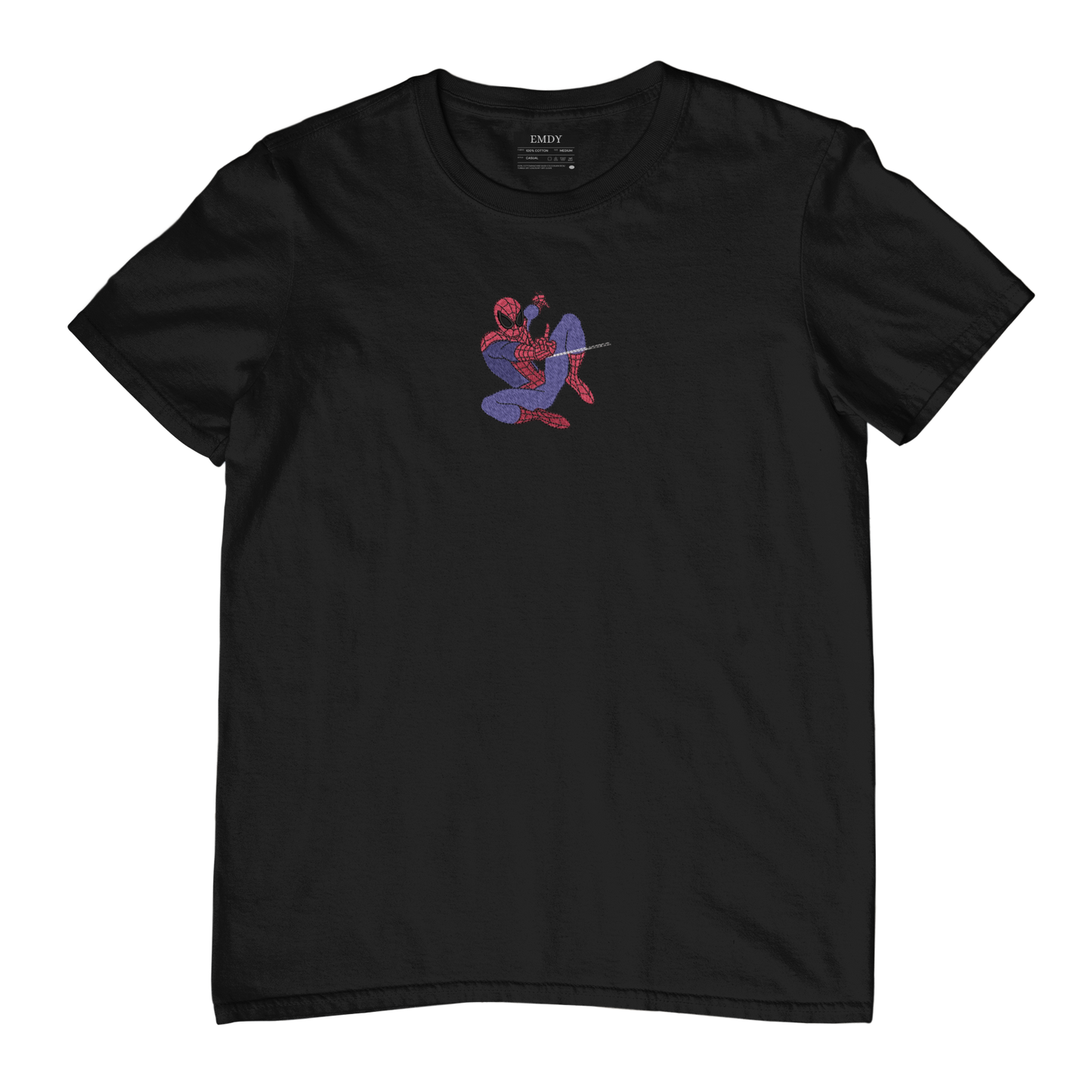 Spiderman Embroidred Unisex Tshirt