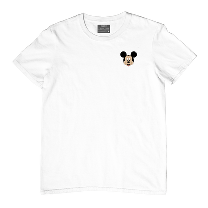 Mickey Cute Face Embroidred Unisex Tshirt