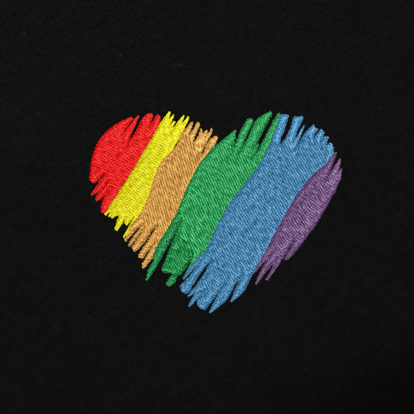 Heart Embroidred Unisex Tshirt