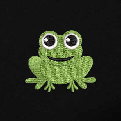 Frog Embroidred Unisex Tshirt