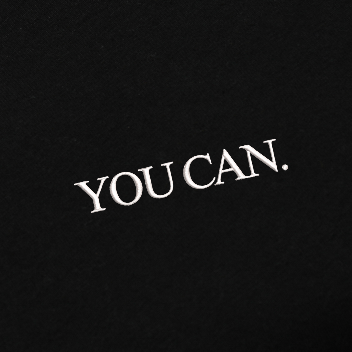 You Can Embroidred Unisex Tshirt