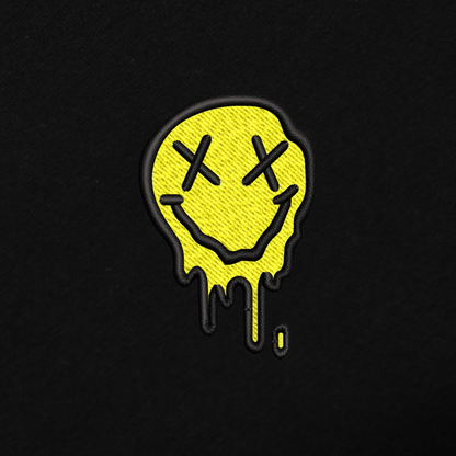 Happy Emoji Embroidred Unisex Tshirt