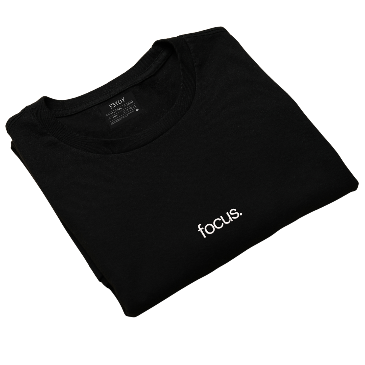 Focus Embroidred Unisex Tshirt