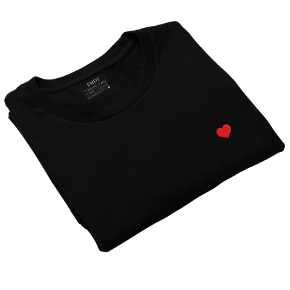 Mini Heart Embroidred Unisex Tshirt