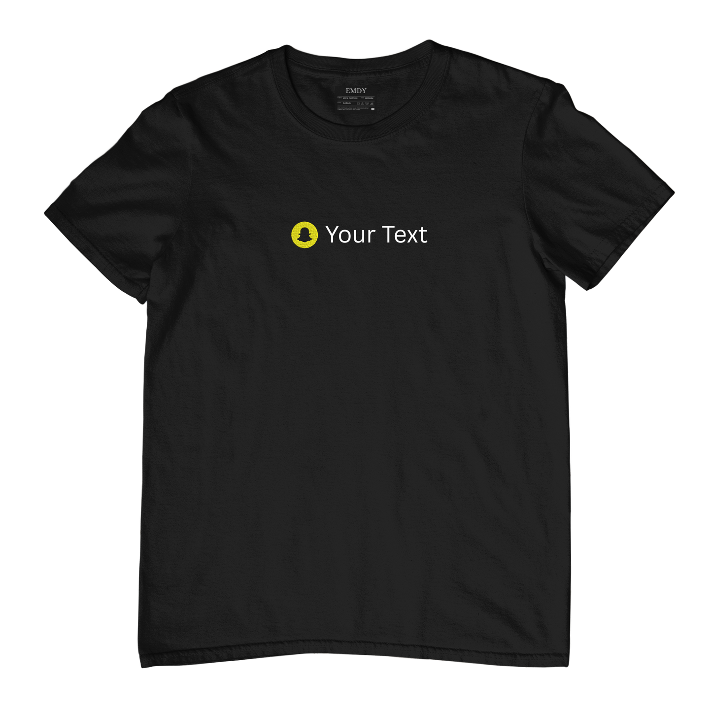 Custom Social Media Embroidred Tshirt