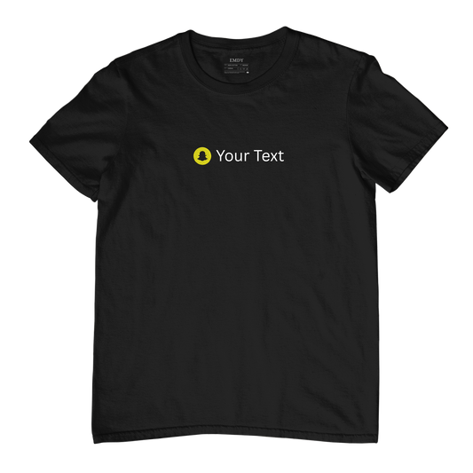 Custom Social Media Embroidred Tshirt