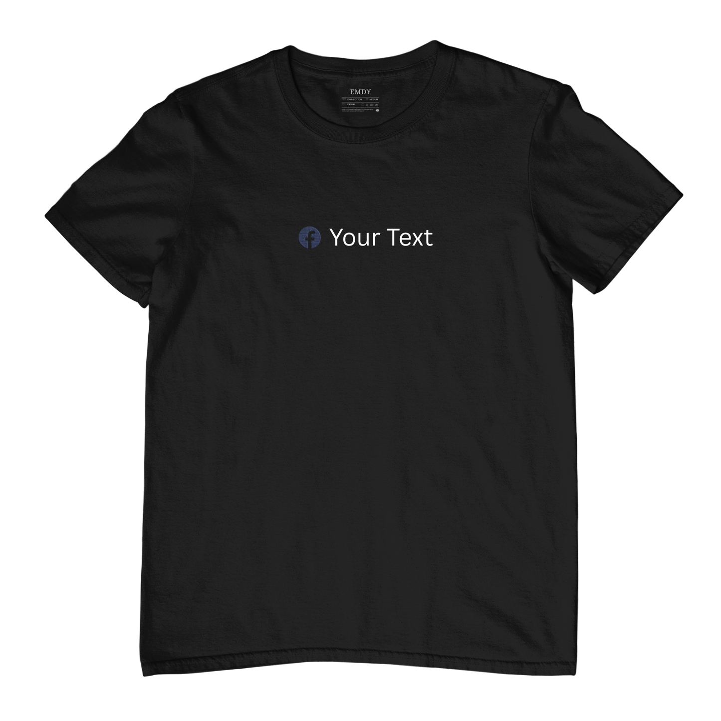 Custom Social Media Embroidred Tshirt