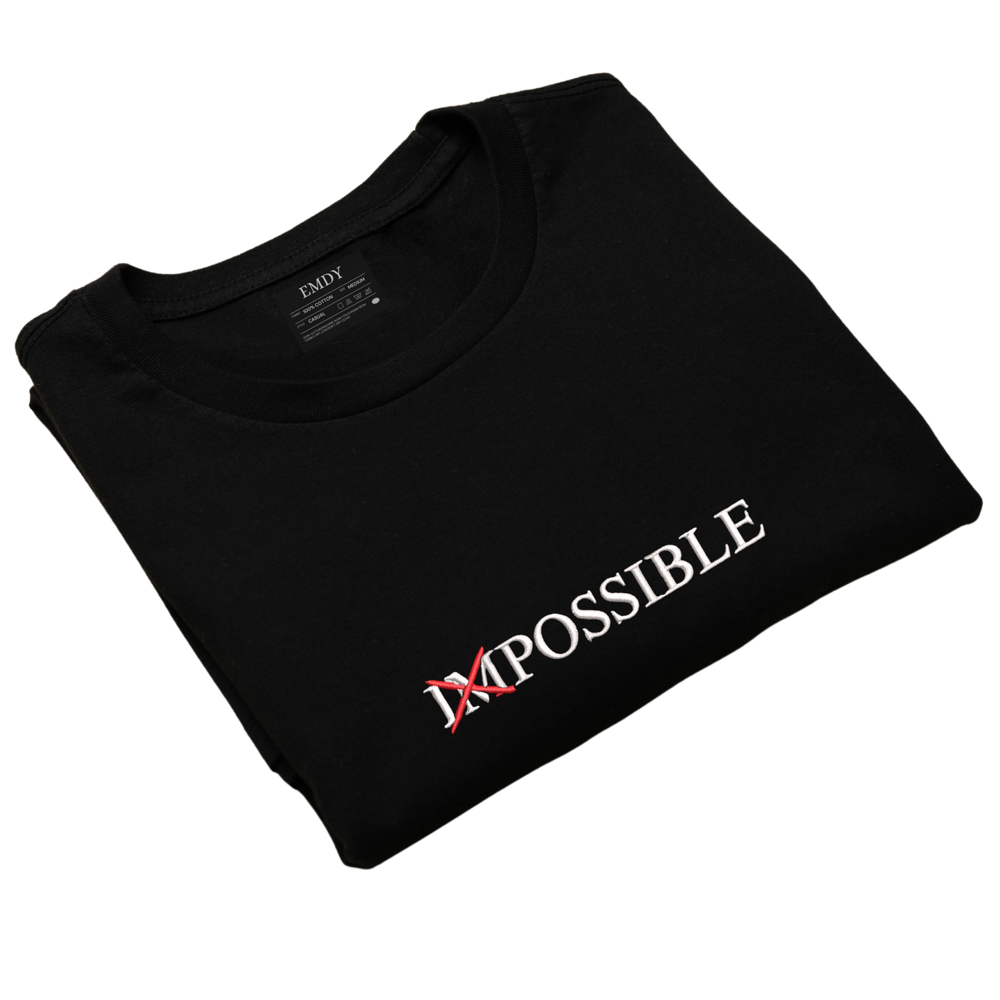 Im Possible Embroidred Unisex Tshirt