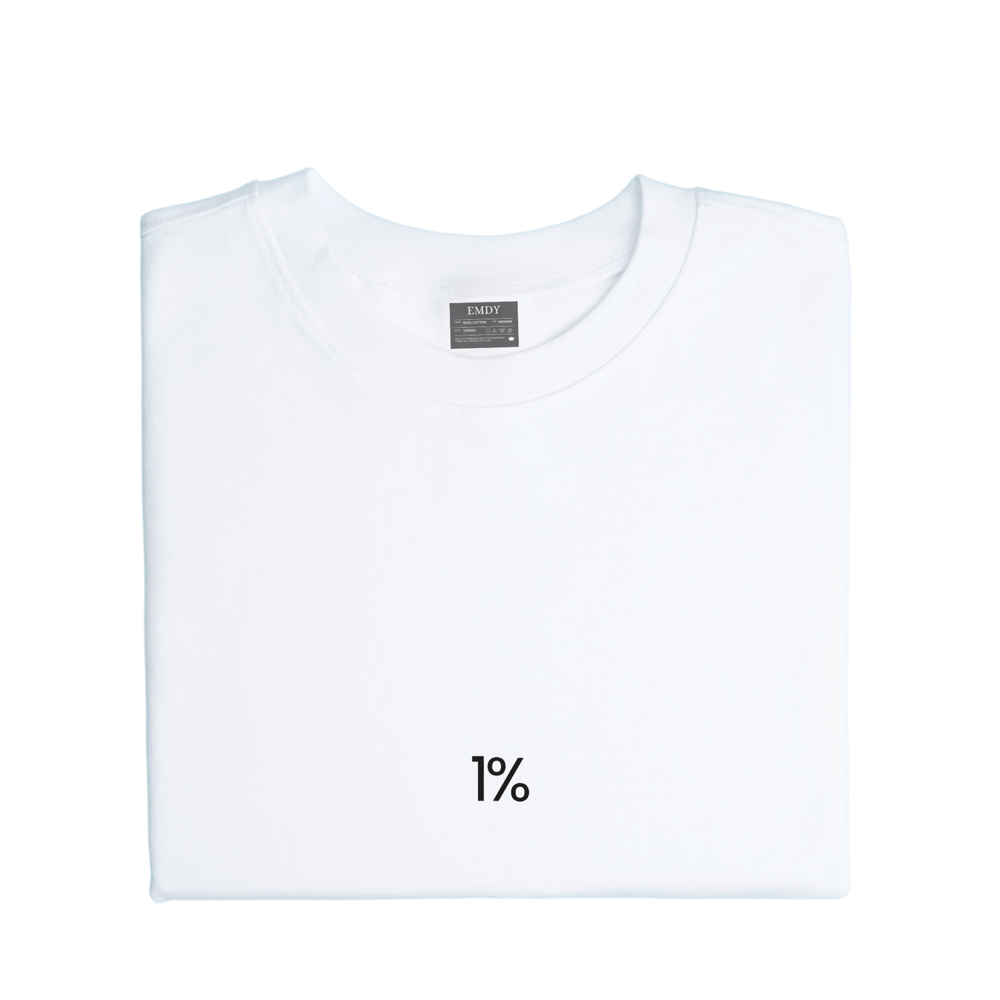 1% Embroidred Unisex Tshirt