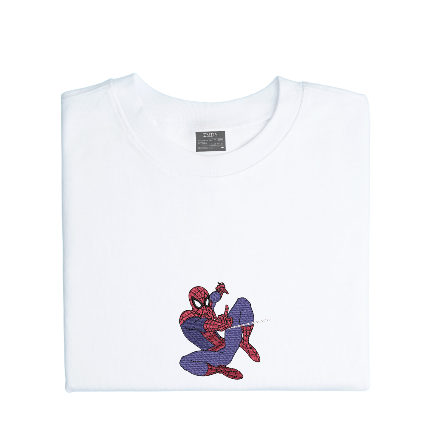 Spiderman Embroidred Unisex Tshirt