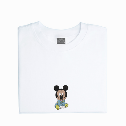 Cute Kid Embroidred Unisex Tshirt