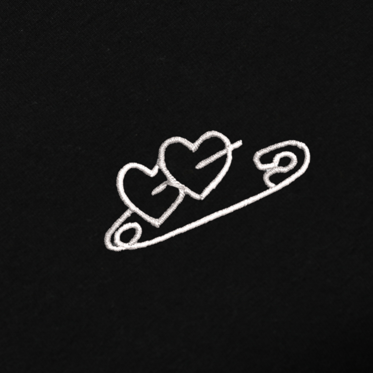 Safety Hearts Embroidred Unisex Sweatshirt