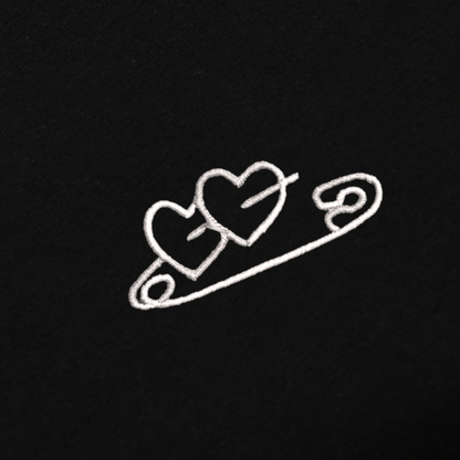 Safety Hearts Embroidred Unisex Sweatshirt