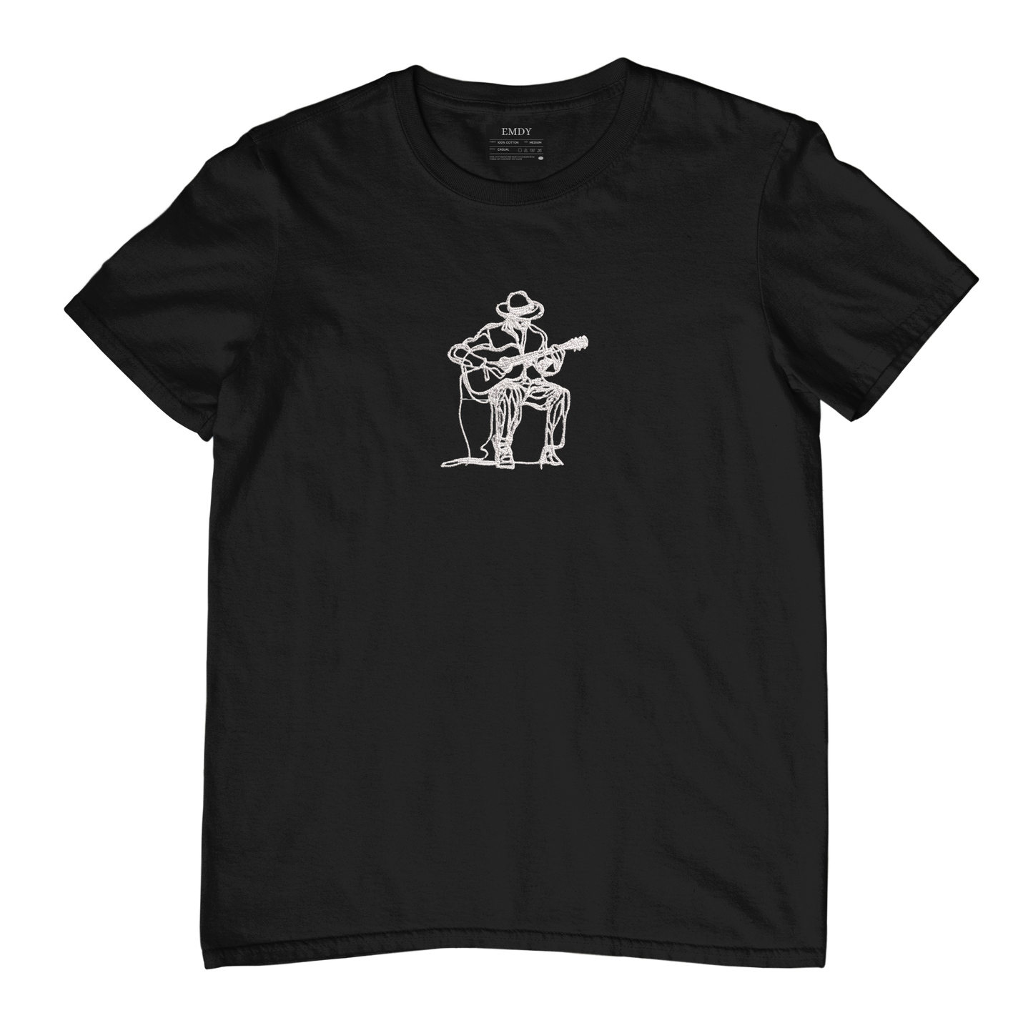 Guitarist Embroidred Unisex Tshirt